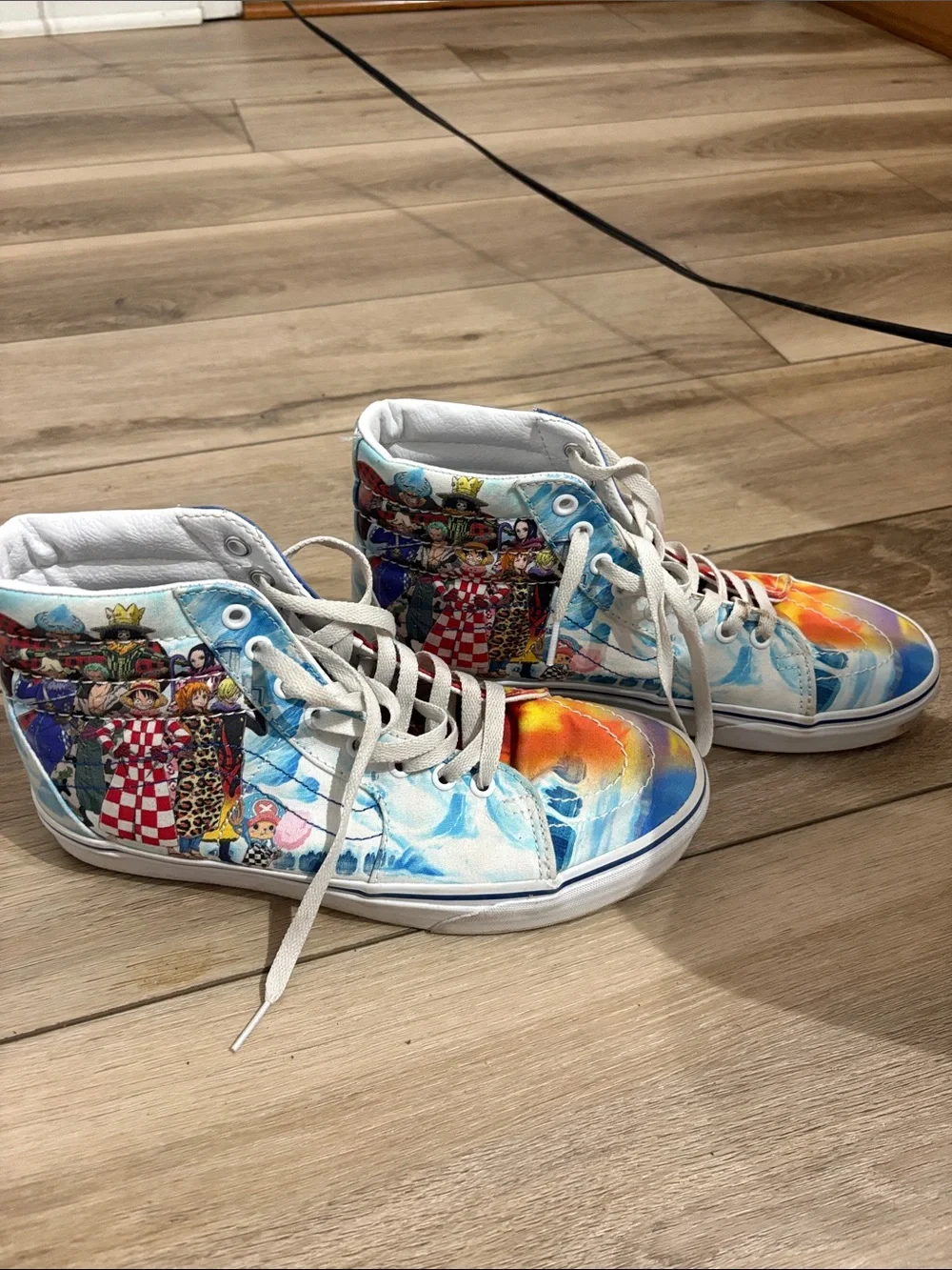 One Piece Anime Vans High-Top Sneakers